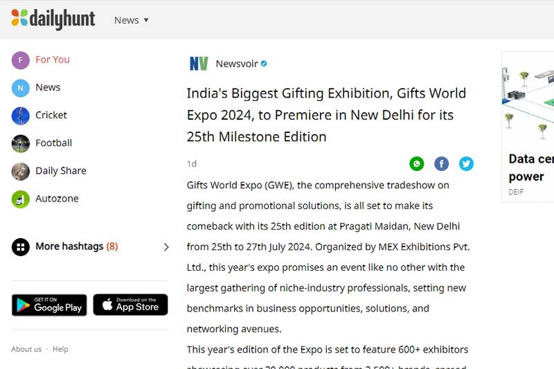 India’s Biggest Gifting Exhibition, Gifts World Expo 2024, to premiere in New Delhi for its 25th Milestone Edition
