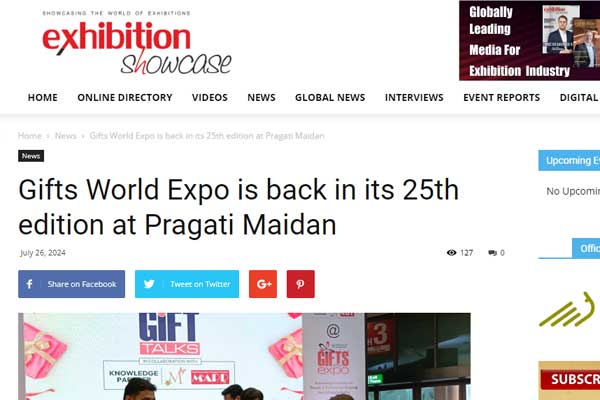 Gifts World Expo is back in its 25th edition at Pragati Maidan