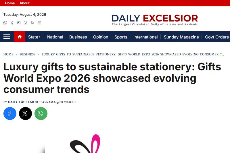 Luxury gifts to sustainable stationery: Gifts World Expo 2026 showcased evolving consumer trends