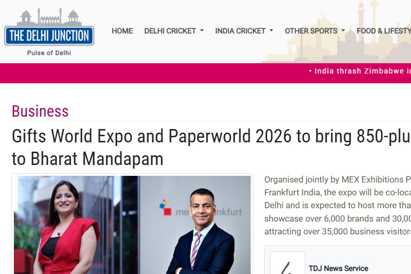 Gifts World Expo and Paperworld 2026 to bring 850-plus exhibitors to Bharat Mandapam