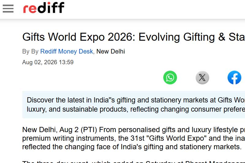 Gifts World Expo 2026: Evolving Gifting & Stationery Trends