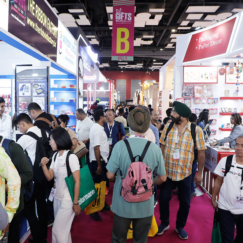 Gifts World Expo Delhi show floor