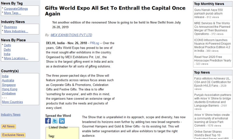 Gifts World Expo All Set To Enthrall the Capital Once Again