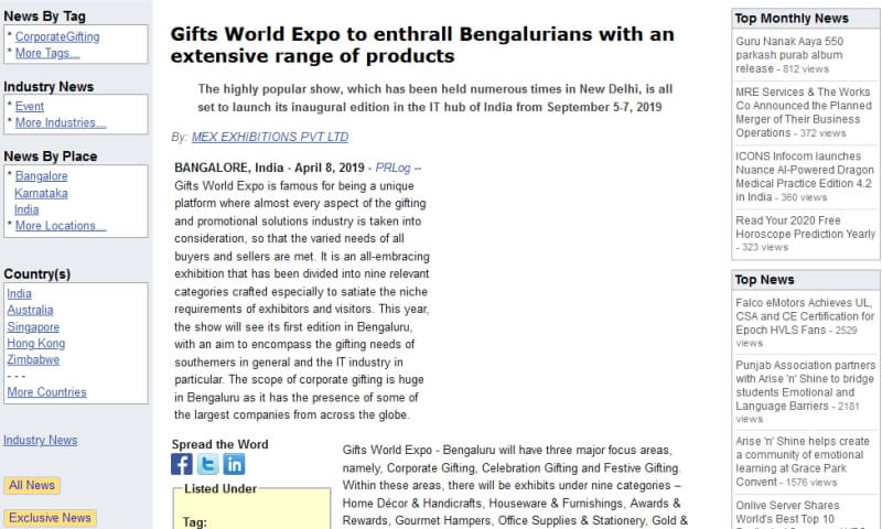 Gifts World Expo to enthrall Bengalurians with an extensive range of products