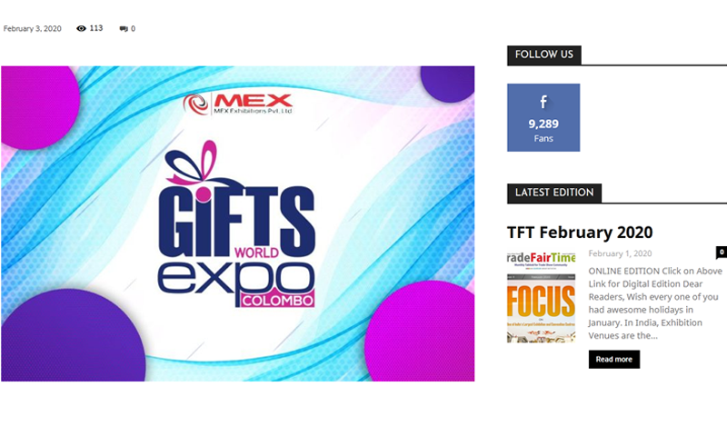 MEX Exhibitions Announces First-Ever Trade Show on Gifting & Stationery in Sri Lanka