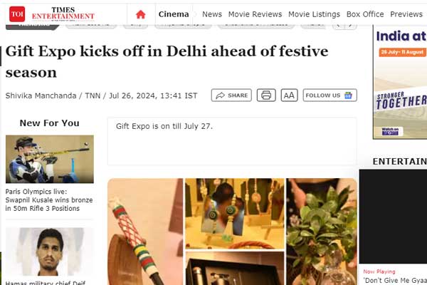 Gift Expo kicks off in Delhi ahead of festive season