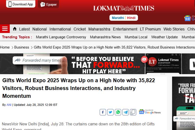 Gifts World Expo 2025 Wraps Up on a High Note with 35,822 Visitors, Robust Business Interactions, and Industry Momentum