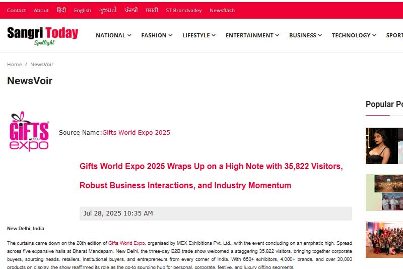 Gifts World Expo 2025 Wraps Up on a High Note with 35,822 Visitors, Robust Business Interactions, and Industry Momentum