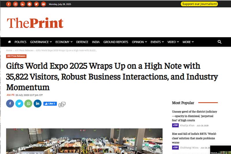 Gifts World Expo 2025 Wraps Up on a High Note with 35,822 Visitors, Robust Business Interactions, and Industry Momentum