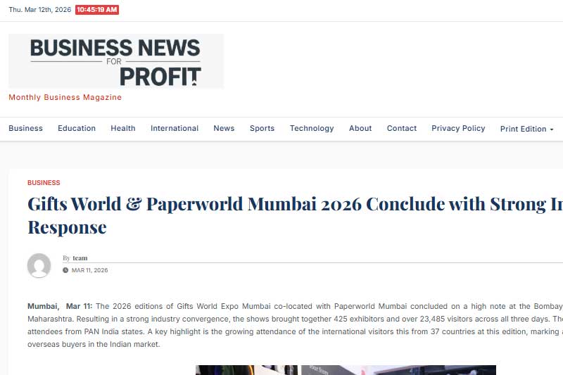 Gifts World & Paperworld Mumbai 2026 Conclude with Strong Industry Response
